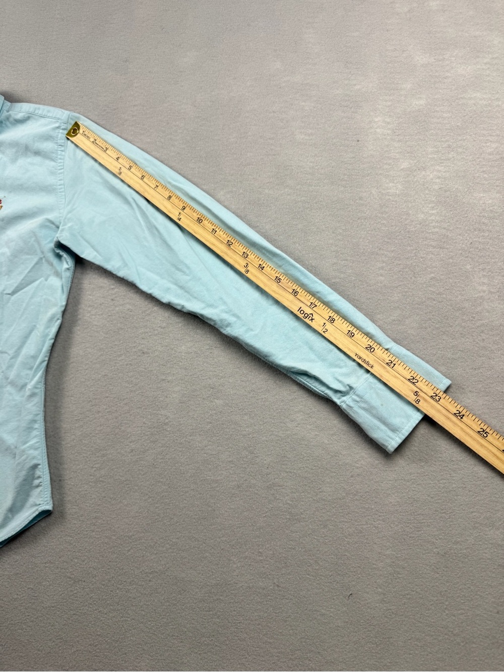 Polo Oxford Light Blue Button Down Shirt Slim Fit Women Size 6 - Picture 10 of 10